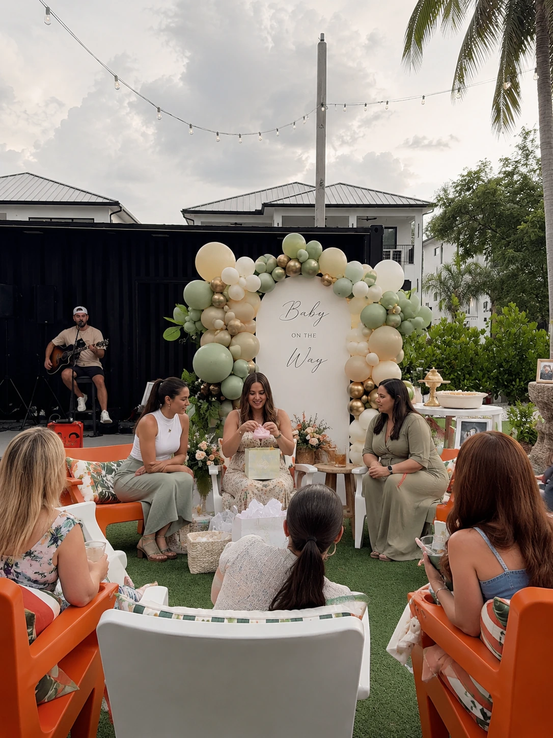 Picnic-style baby shower at Celebration Park Naples