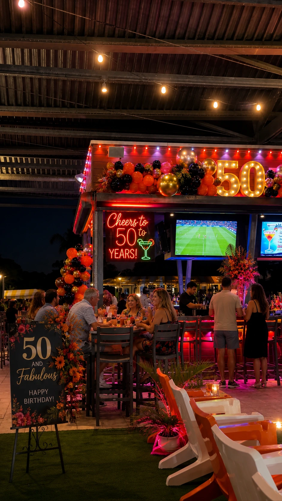 50th birthday celebration at Celebration Park Naples