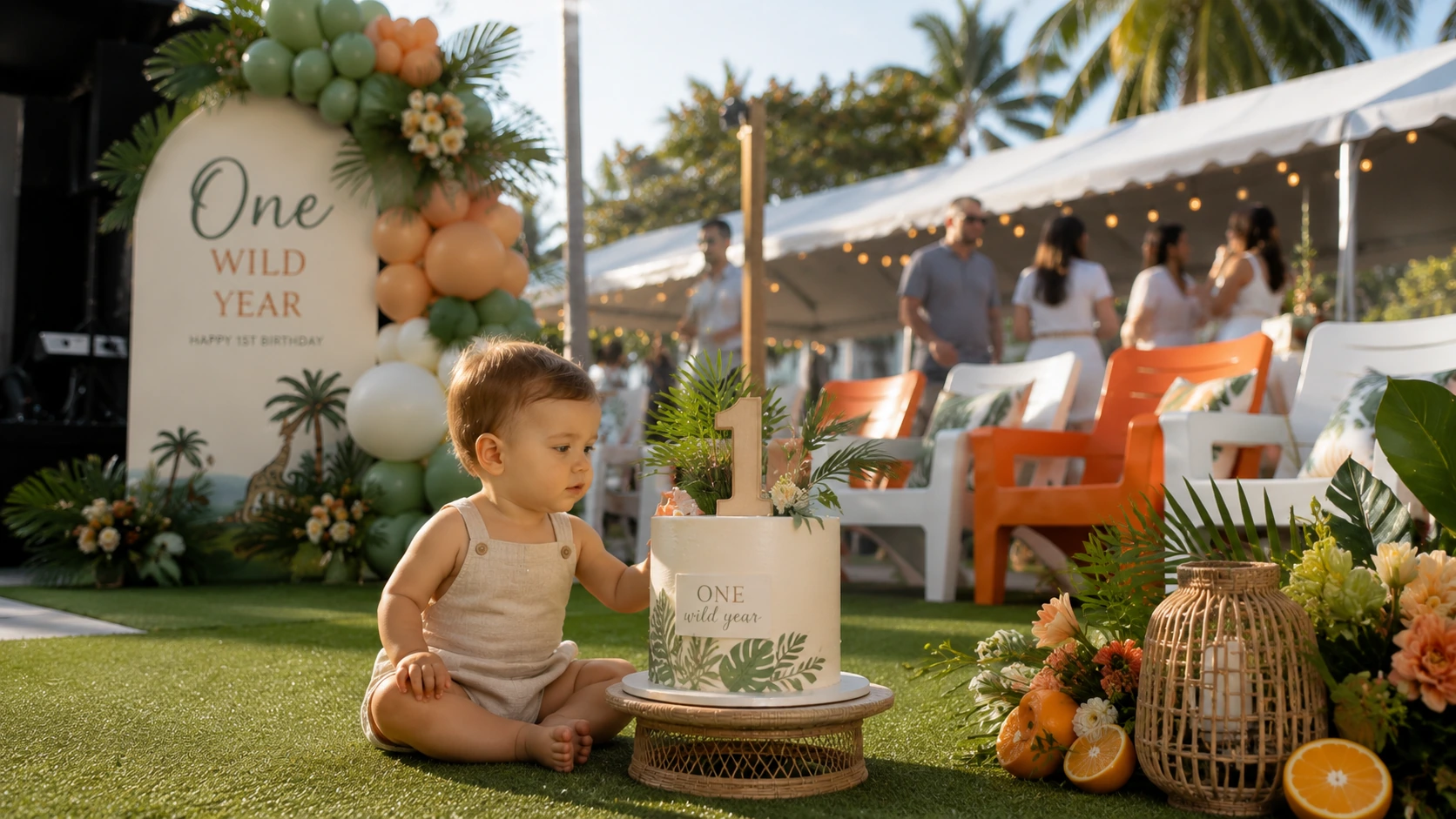 First birthday party venue at Celebration Park Naples
