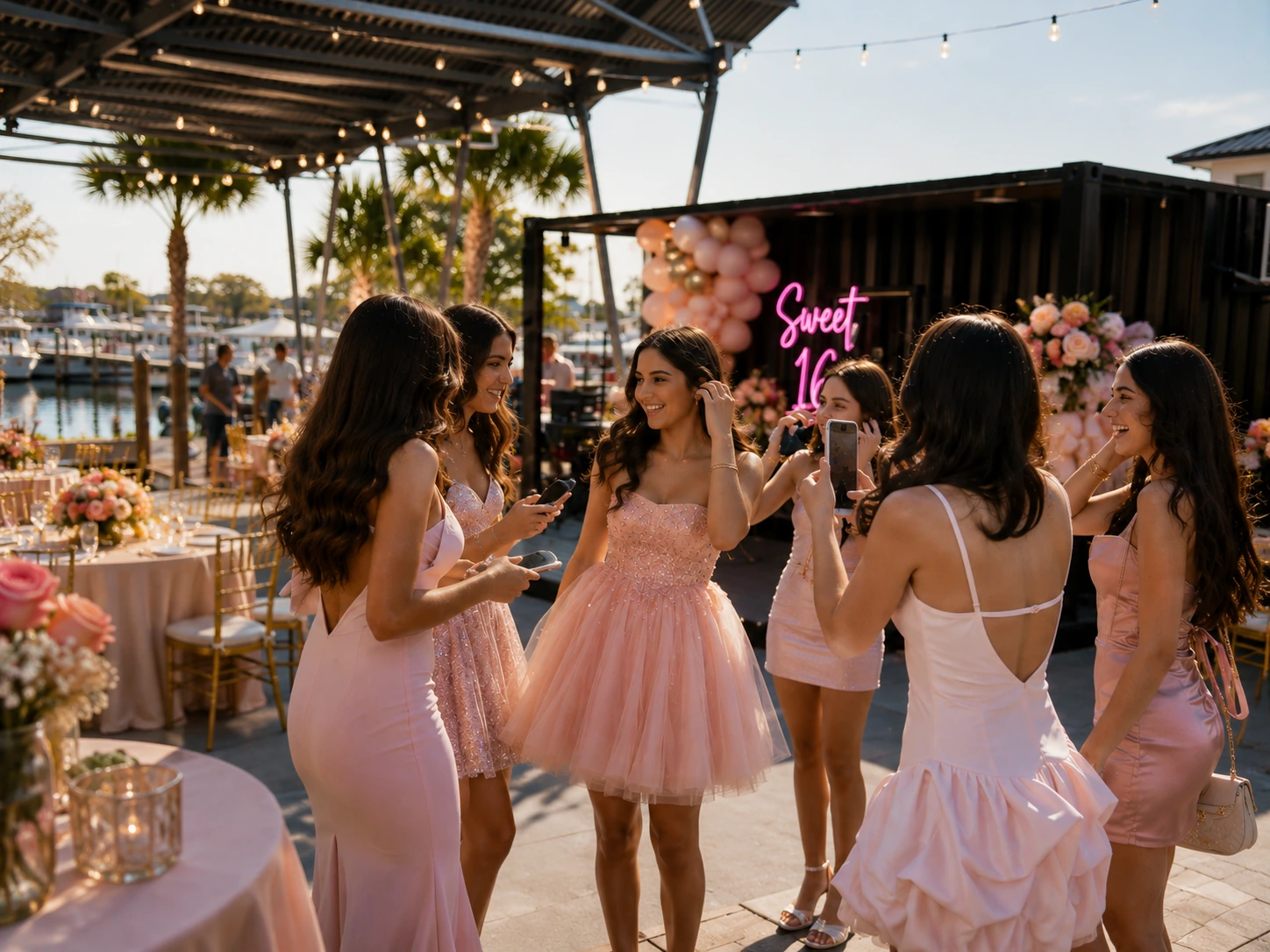 Sweet 16 birthday girl at Celebration Park Naples