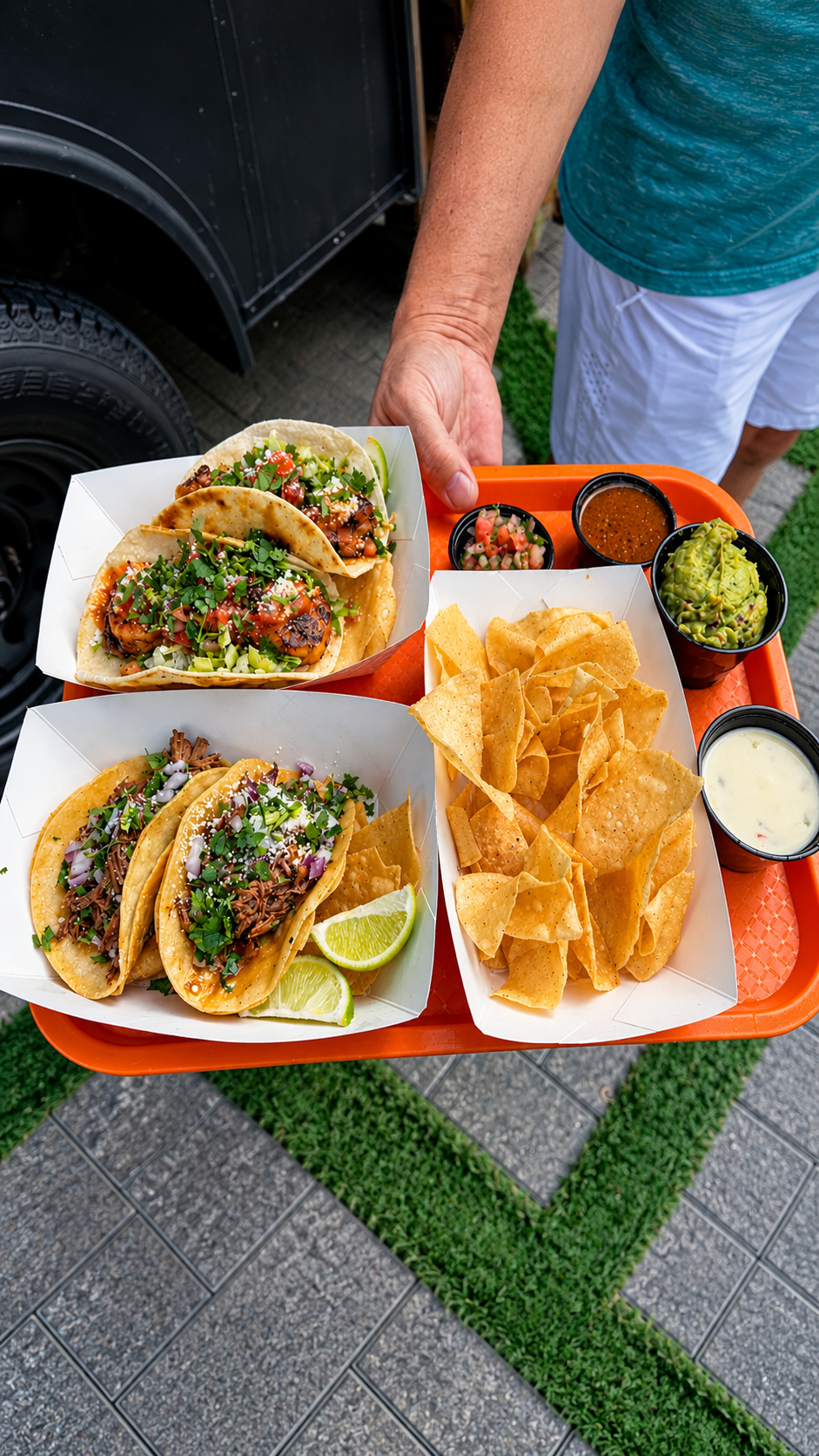 Food truck tacos served at Celebration Park Naples