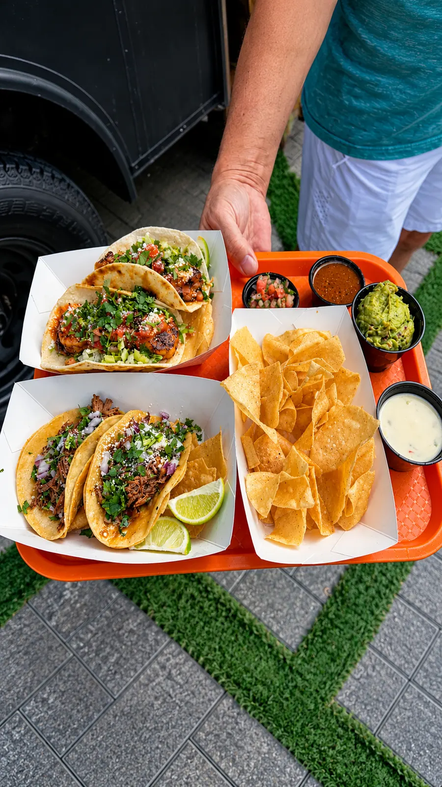 Food truck tacos served at Celebration Park Naples