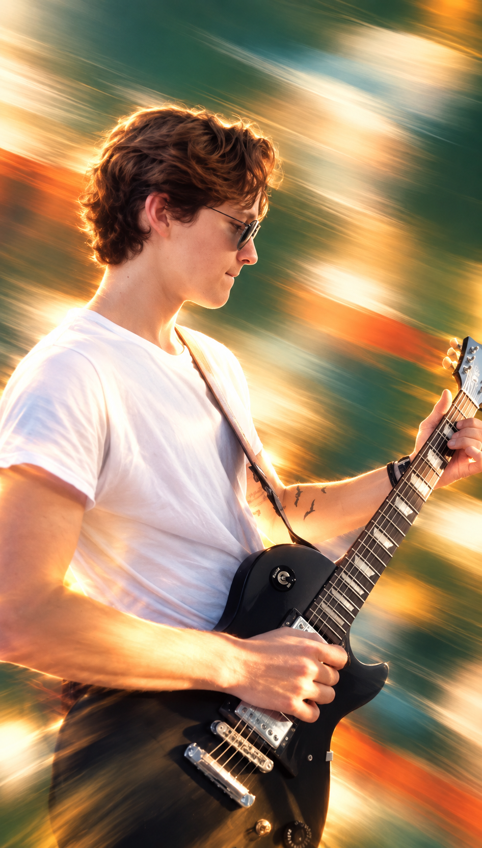 Live music electric guitarist at Celebration Park Naples