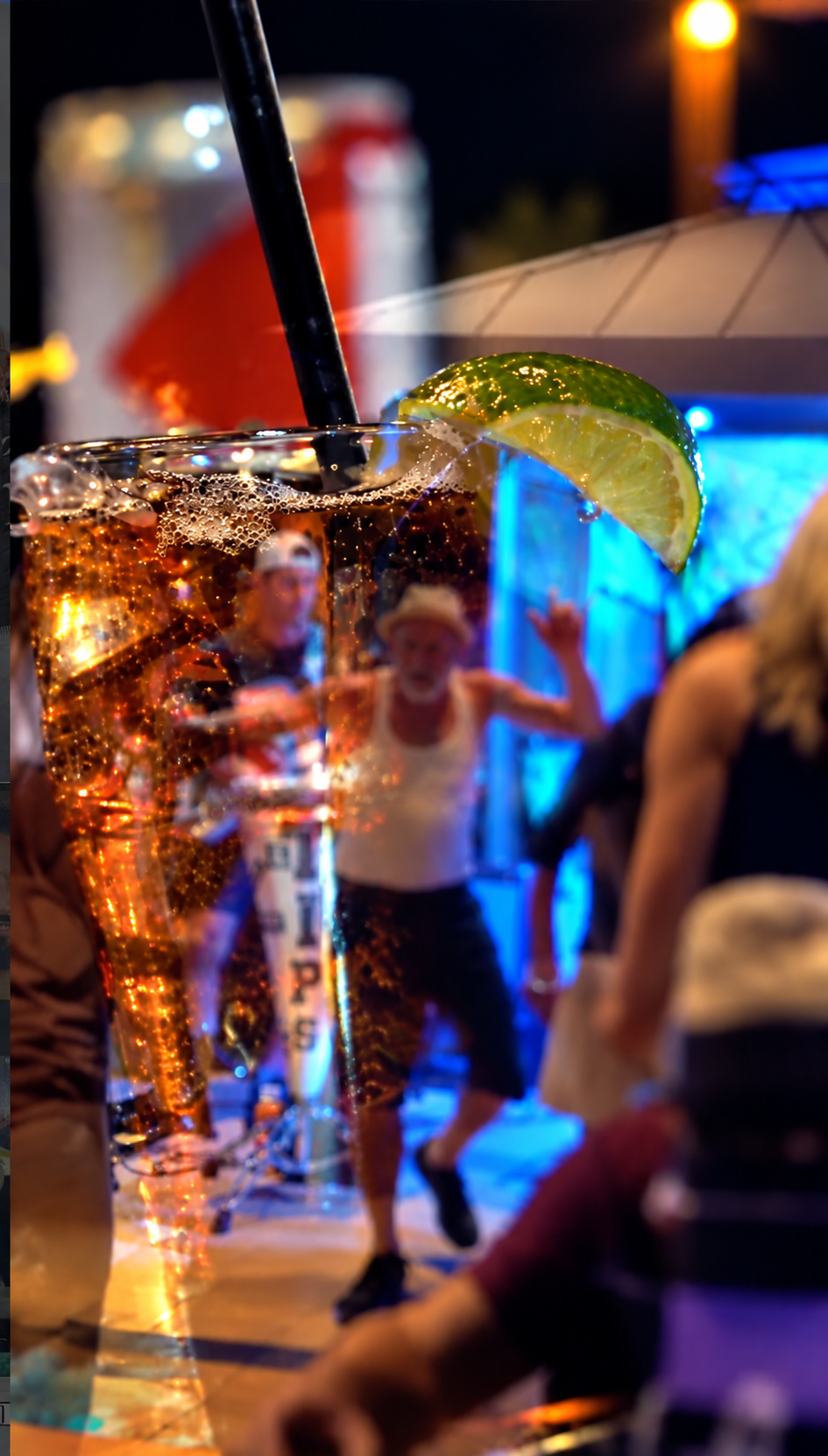 Nightlife cocktail and dancing at Celebration Park Naples