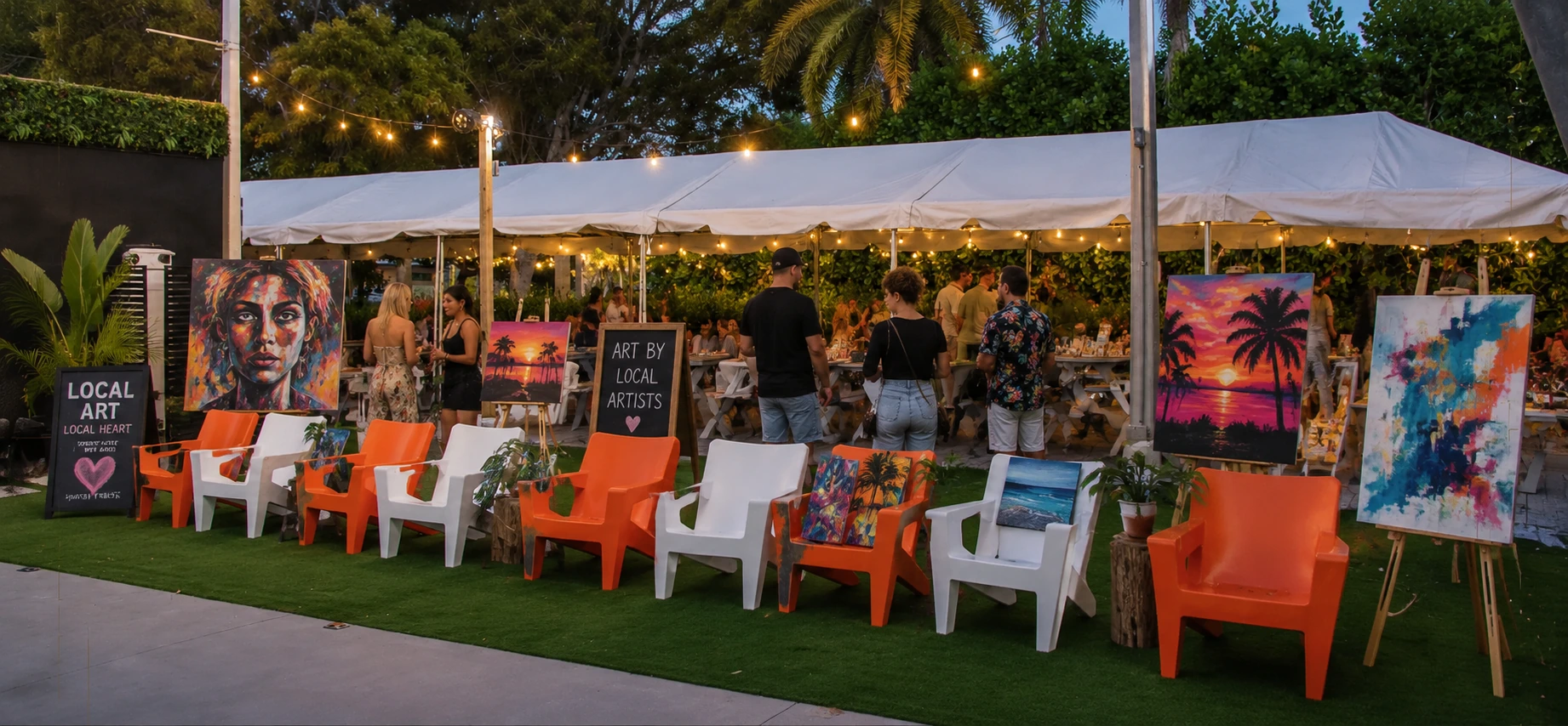 Art showcase celebration at Celebration Park Naples