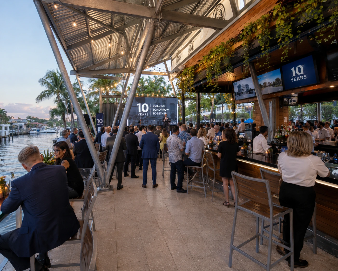 Company celebration at Celebration Park Naples