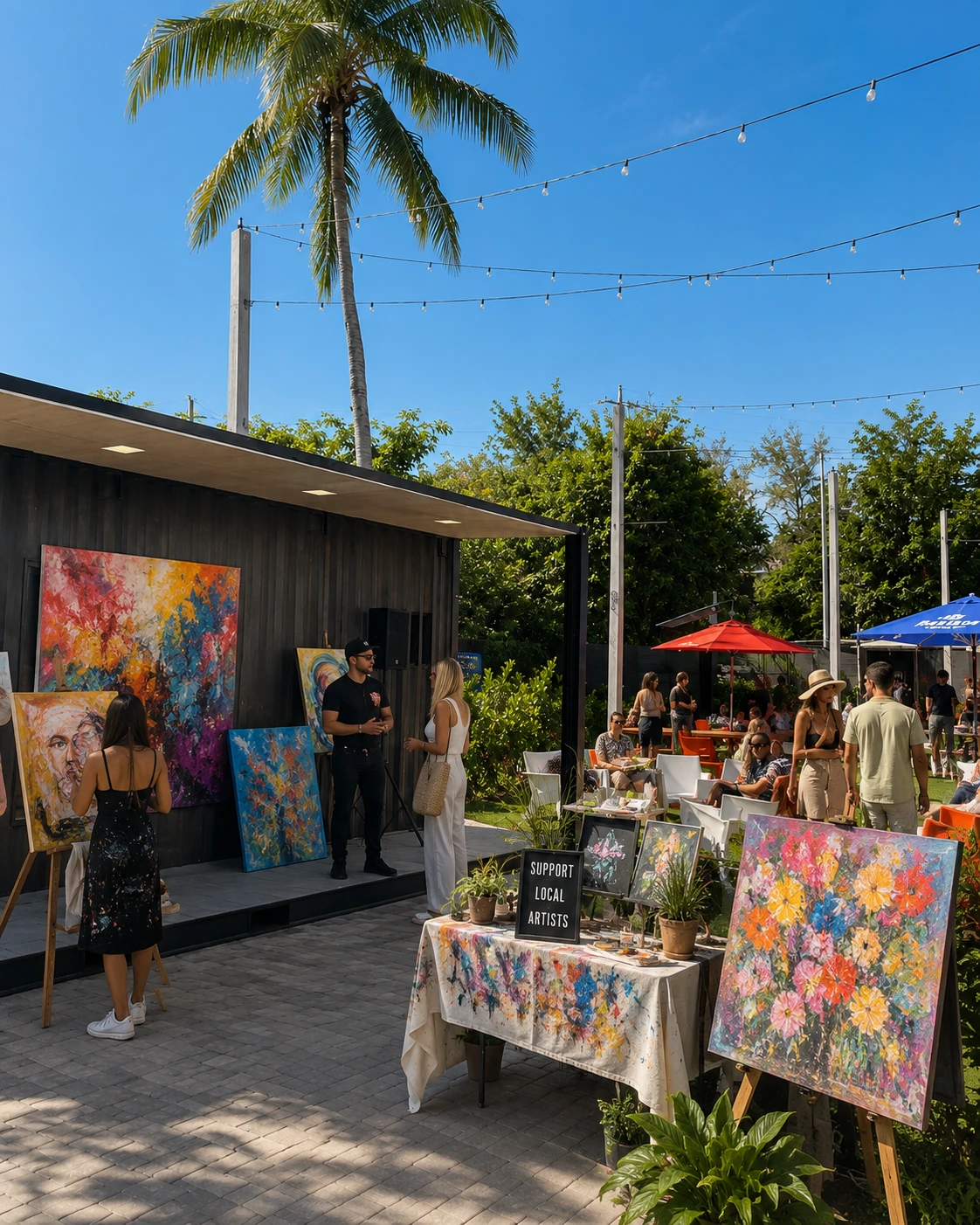 Small business marketing event at Celebration Park Naples