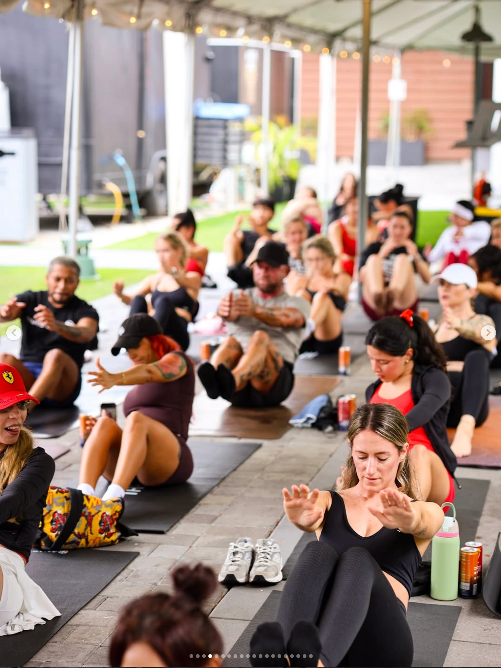 Yoga event in Naples, Florida at Celebration Park