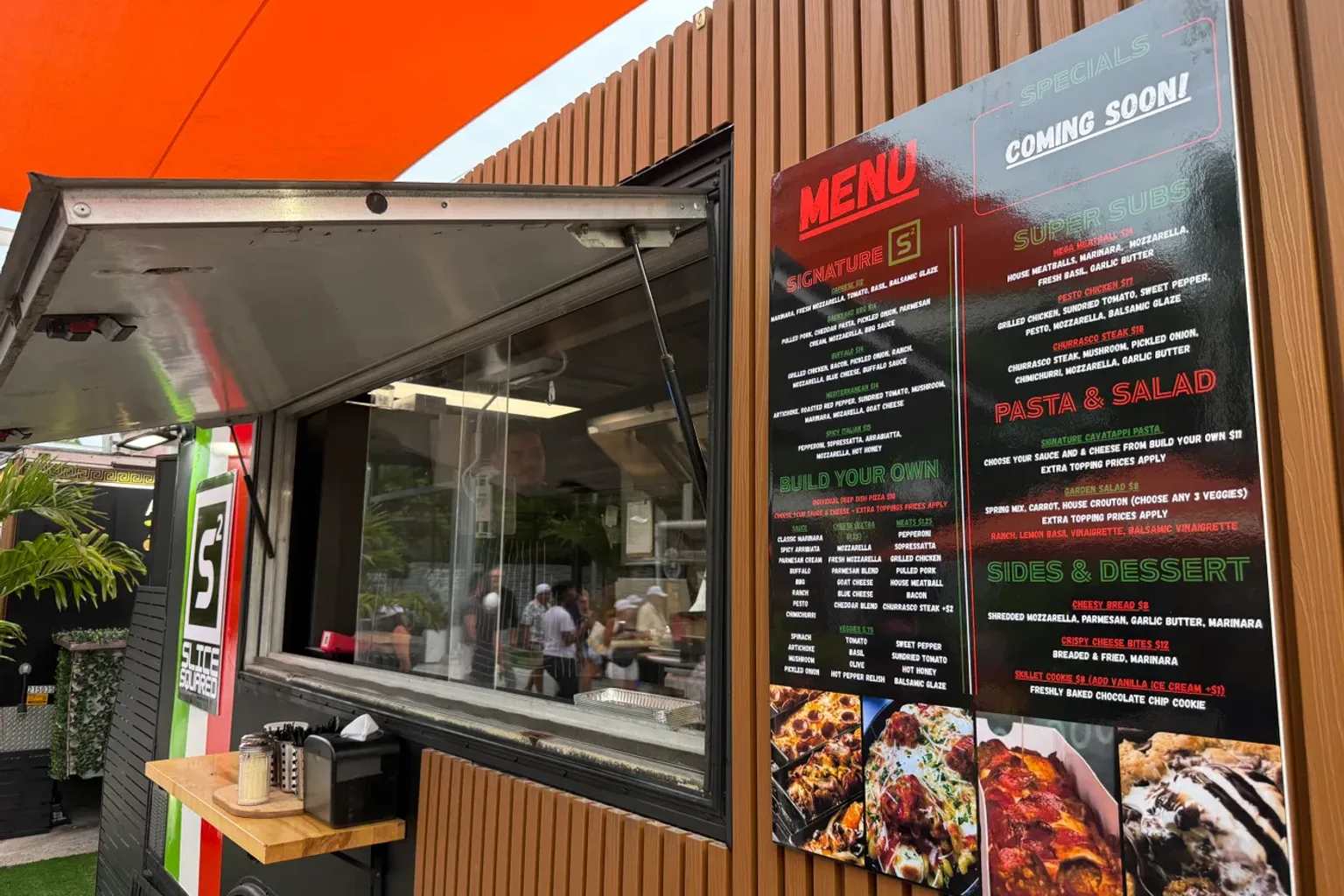 Slice Squared food truck at Celebration Park Naples — Pizza