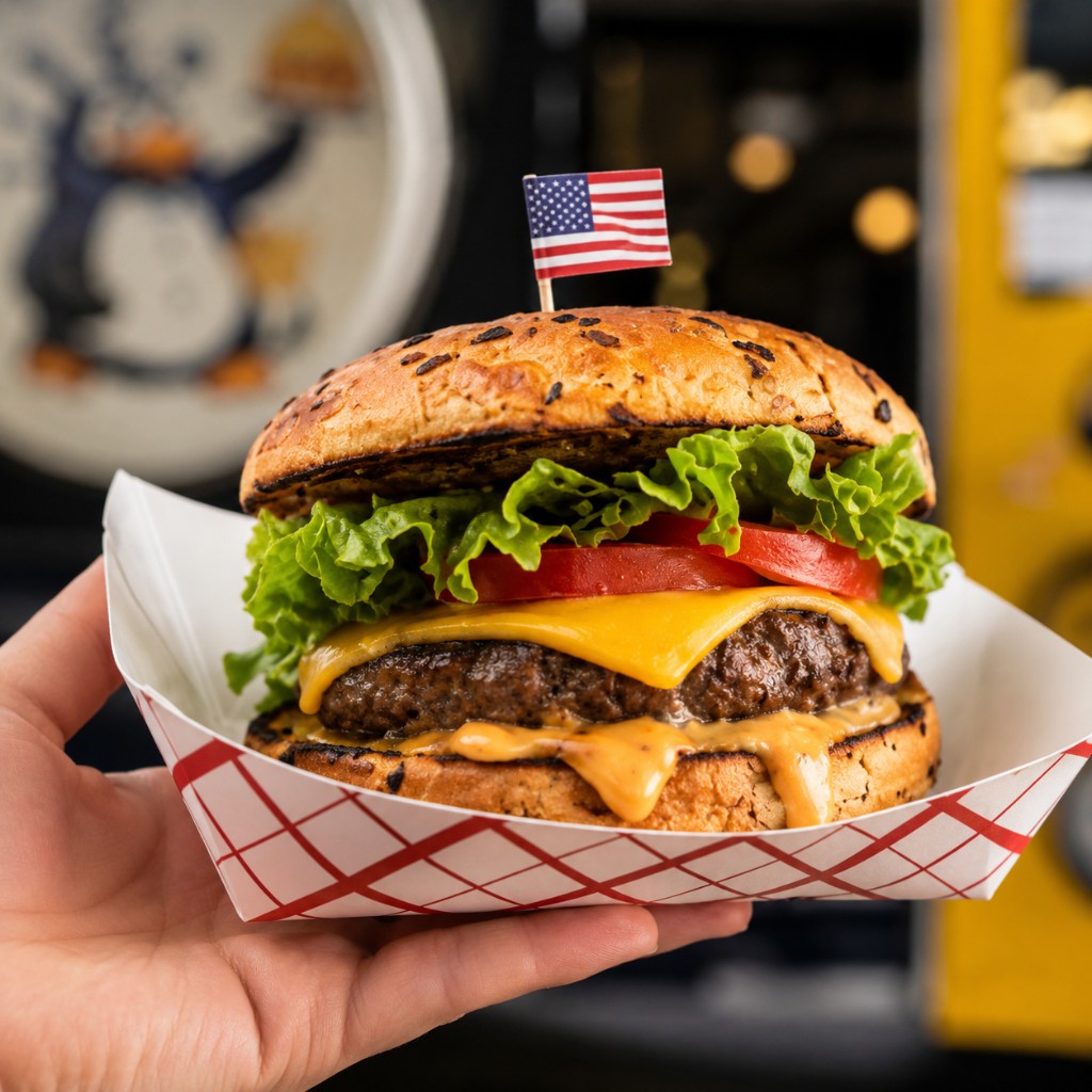 American Cheeseburger from GoGo Gourmet