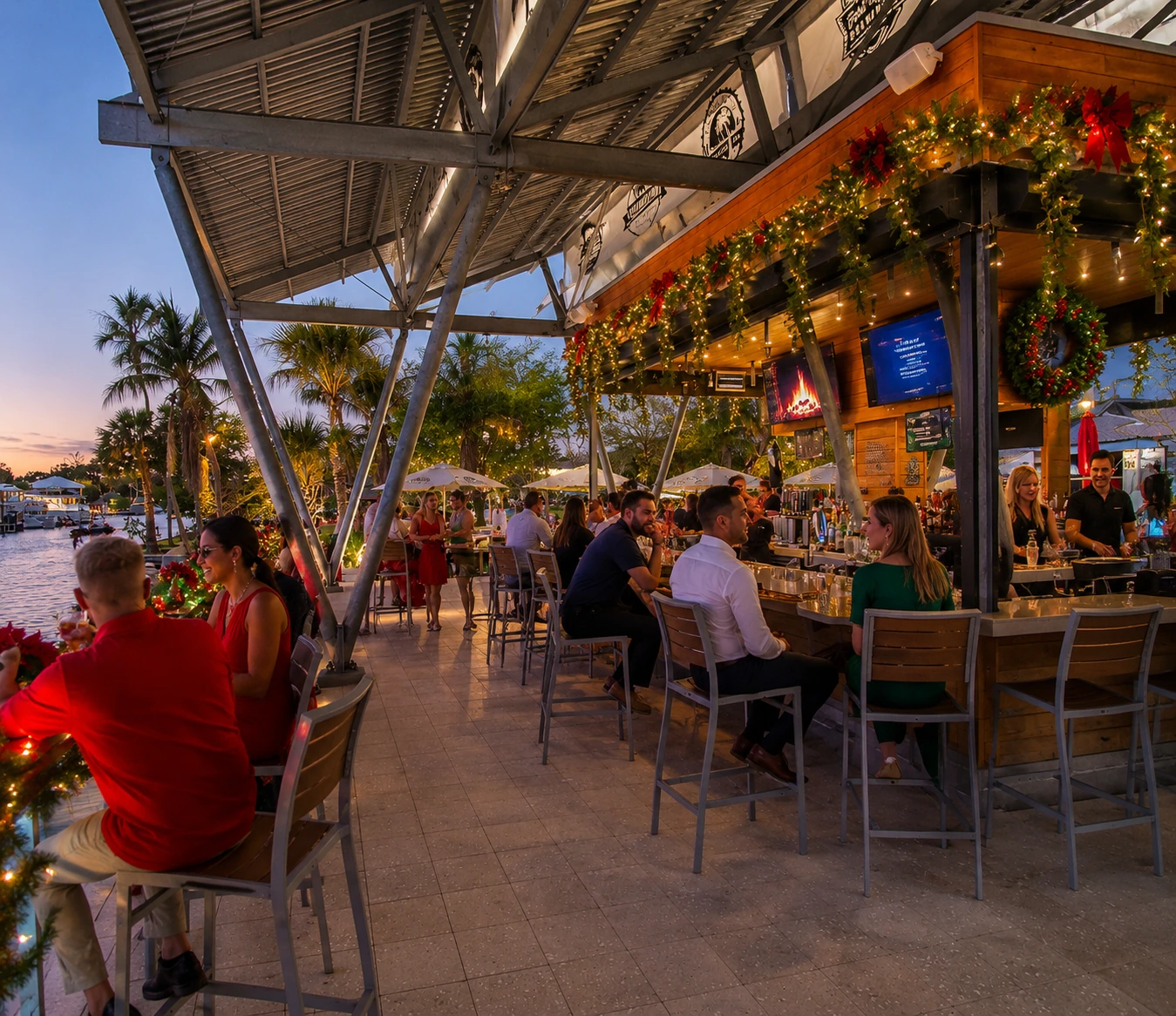 Corporate holiday party venue in Naples, Florida at Celebration Park