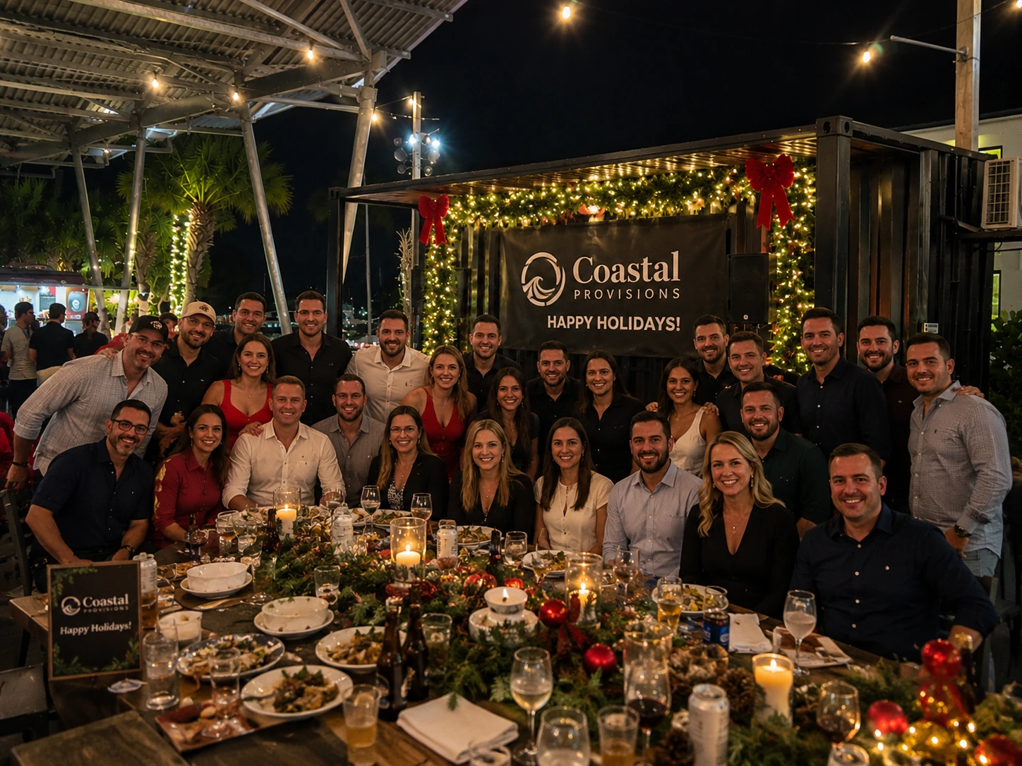 Year-end holiday celebration at Celebration Park Naples