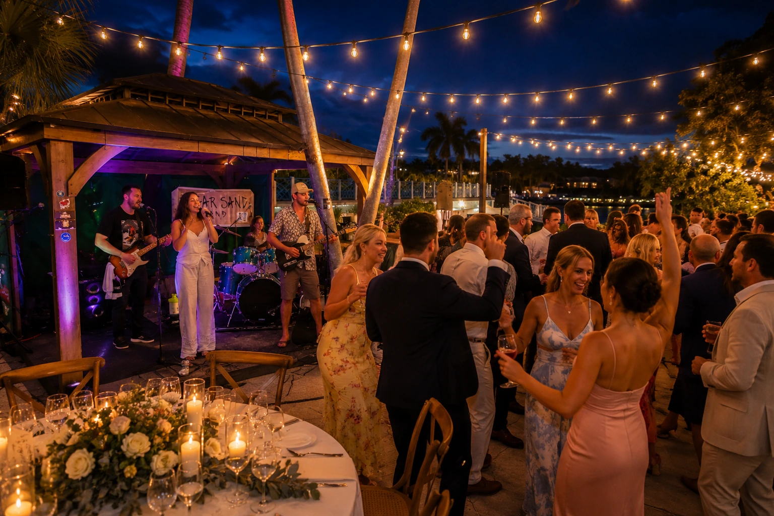 Live wedding band at Celebration Park Naples
